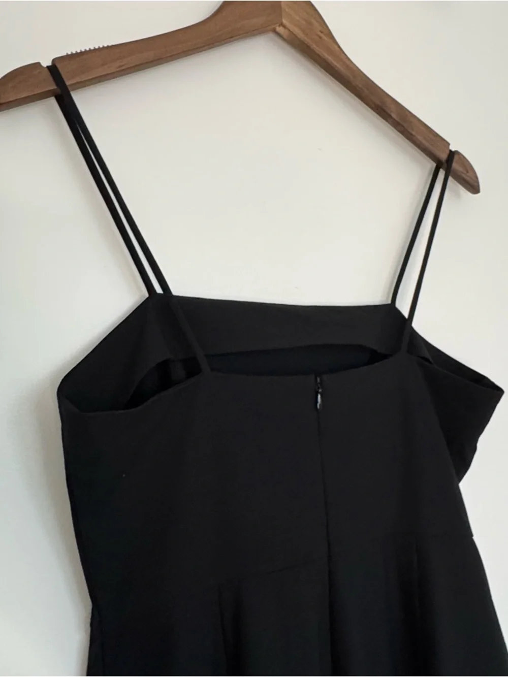 Small Black Midi Tube Dress with Slit Classic Minimalist Old Money Chic Zara - Picture 11 of 15